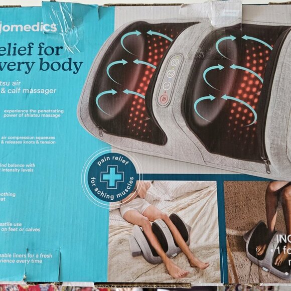 Homedics Shiatsu Air Foot & Calf Massager - Picture 7 of 7